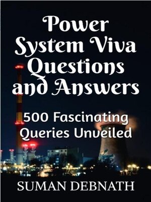 cover image of Power System Viva Questions and Answers